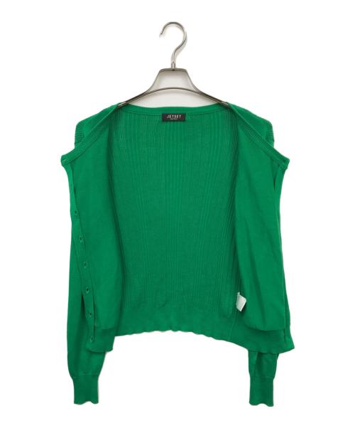 JETSET（ジェットセット）JETSET (ジェットセット) カーディガン グリーン サイズ:SIZE FREEの古着・服飾アイテム