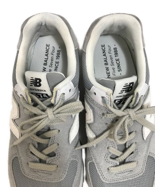 NEW BALANCE（ニューバランス）NEW BALANCE (ニューバランス) スニーカー グレー サイズ:US7の古着・服飾アイテム