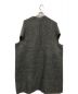 45R (フォーティーファイブアール) ウールアルパカ縮絨チュニックベスト グレー：18000円