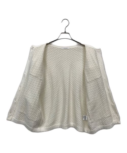 CADUNE（カデュネ）CADUNE (カデュネ) ツイードカーディガン ベージュ サイズ:38の古着・服飾アイテム