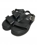 toshinosuke takegaharaトシノスケ タケガハラ）の古着「BELT SANDALS」｜ブラック