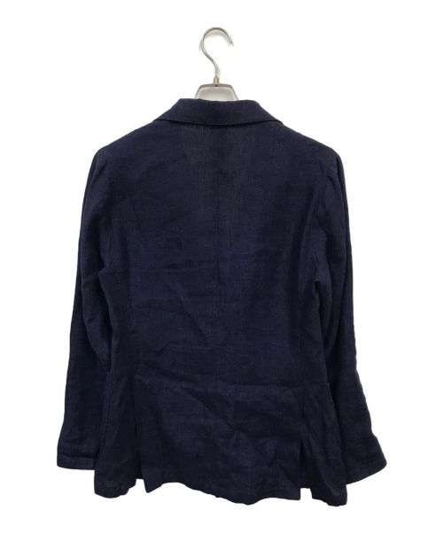 Bagutta（バグッタ）Bagutta (バグッタ) リネンダブルジャケット ブルー サイズ:46の古着・服飾アイテム