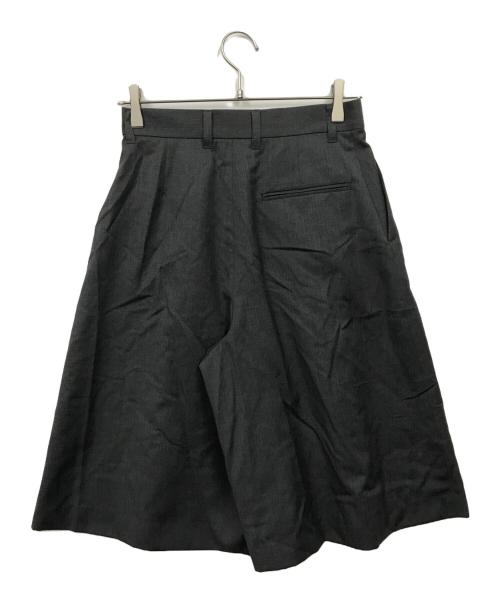 edition（エディション）Edition (エディション) ゼニア タックワイドハーフパンツ グレー サイズ:36の古着・服飾アイテム