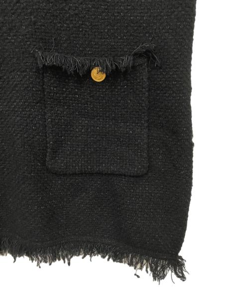 ADAWAS（アダワス）ADAWAS (アダワス) ニットベスト ブラック サイズ:FREEの古着・服飾アイテム