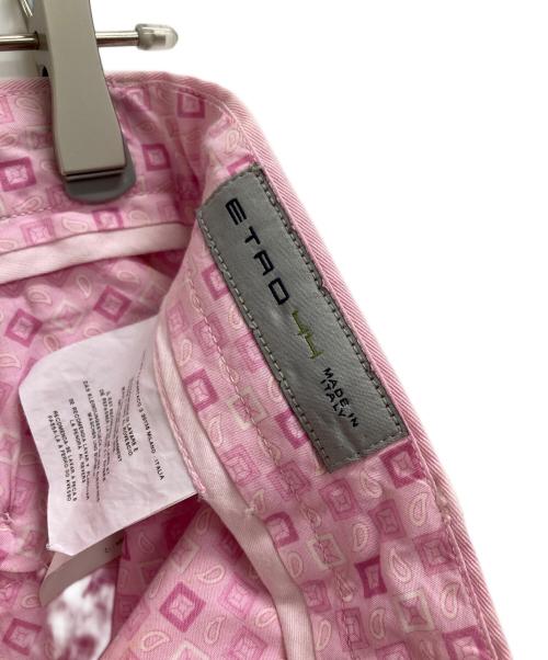 ETRO（エトロ）ETRO (エトロ) ペイズリー柄パンツ ピンク サイズ:44の古着・服飾アイテム