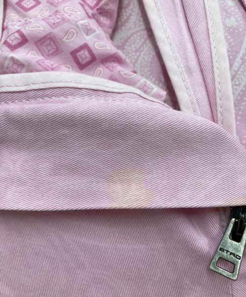 ETRO（エトロ）ETRO (エトロ) ペイズリー柄パンツ ピンク サイズ:44の古着・服飾アイテム