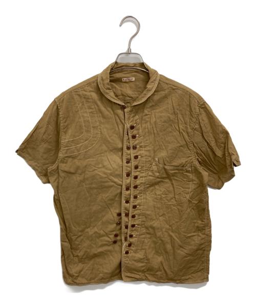 KAPITAL（キャピタル）KAPITAL (キャピタル) マルチボタンガーゼブラウス ブラウン サイズ:2の古着・服飾アイテム