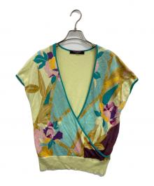 LEONARD（レオナール）の古着「ニット」｜イエロー