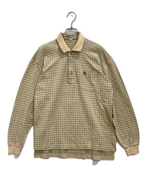 Burberry's（バーバリー）Burberry's (バーバリーズ) ポロシャツ ベージュ サイズ:LYの古着・服飾アイテム