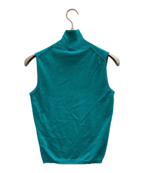 Cruciani（クルチアーニ）CRUCIANI (クルチアーニ) ノースリーブタートルニット グリーン サイズ:38 未使用品の古着・服飾アイテム