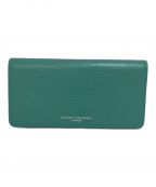 GIANNI CHIARINIジャンニ キアリーニ）の古着「レザーロングウォレット」｜グリーン
