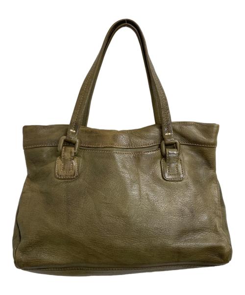 genten（ゲンテン）genten (ゲンテン) ハンドバッグ グリーンの古着・服飾アイテム