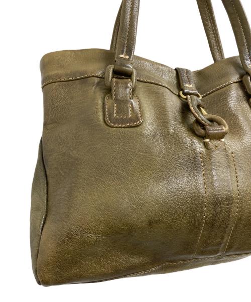 genten（ゲンテン）genten (ゲンテン) ハンドバッグ グリーンの古着・服飾アイテム