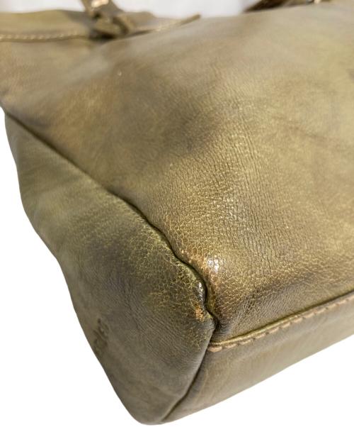 genten（ゲンテン）genten (ゲンテン) ハンドバッグ グリーンの古着・服飾アイテム