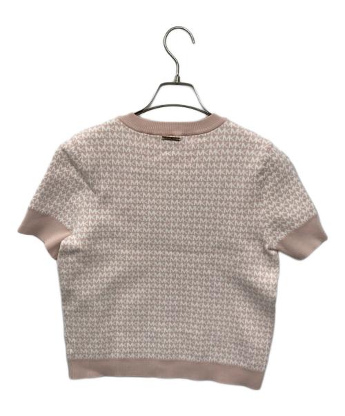 MICHAEL MICHAEL KORS（マイケル マイケルコース）MICHAEL MICHAEL KORS (マイケル マイケルコース) 半袖ニット ピンク サイズ:Mの古着・服飾アイテム