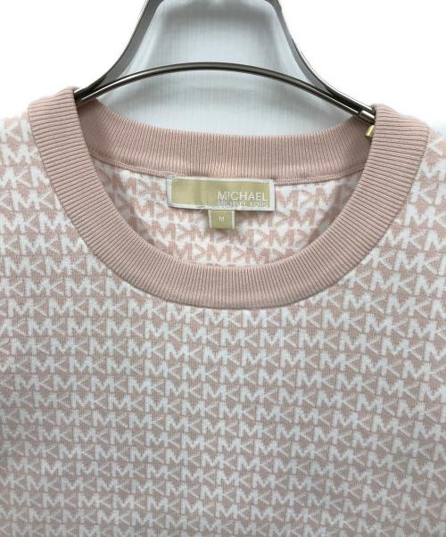 MICHAEL MICHAEL KORS（マイケル マイケルコース）MICHAEL MICHAEL KORS (マイケル マイケルコース) 半袖ニット ピンク サイズ:Mの古着・服飾アイテム