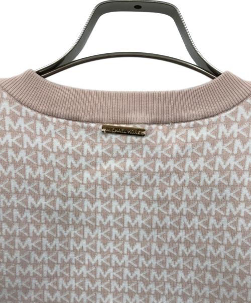 MICHAEL MICHAEL KORS（マイケル マイケルコース）MICHAEL MICHAEL KORS (マイケル マイケルコース) 半袖ニット ピンク サイズ:Mの古着・服飾アイテム