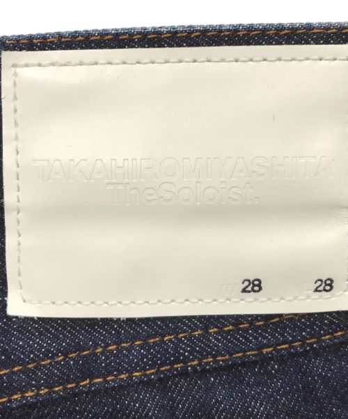 TAKAHIROMIYASHITA TheSoloIst.（タカヒロミヤシタ ザソロイスト）TAKAHIROMIYASHITA TheSoloIst. (タカヒロミヤシタ ザソロイスト) high waisted tapered インディゴ サイズ:W28 L28の古着・服飾アイテム