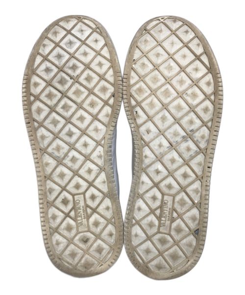 VALENTINO GARAVANI（ヴァレンティノ・ガラヴァーニ）VALENTINO GARAVANI (ヴァレンティノ・ガラヴァーニ) ローカットスニーカー ホワイト×シルバー サイズ:41の古着・服飾アイテム