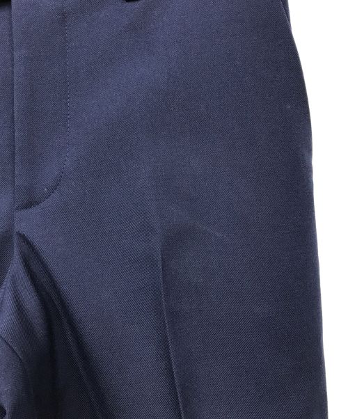 BALENCIAGA（バレンシアガ）BALENCIAGA (バレンシアガ) BB刺繍スラックス ネイビー サイズ:36の古着・服飾アイテム