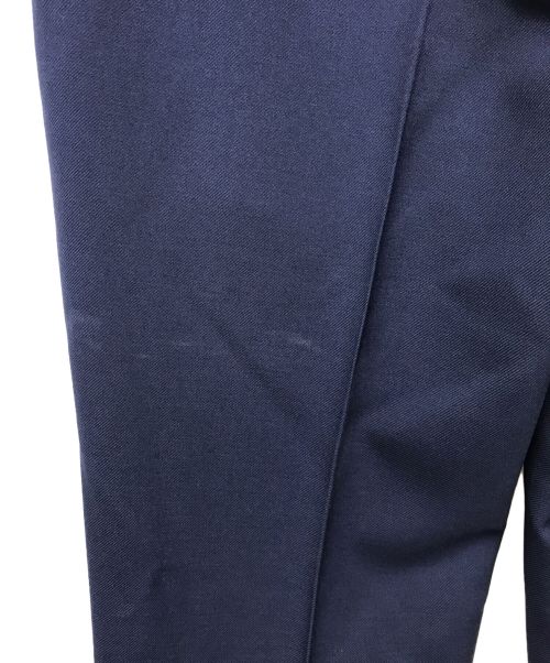 BALENCIAGA（バレンシアガ）BALENCIAGA (バレンシアガ) BB刺繍スラックス ネイビー サイズ:36の古着・服飾アイテム