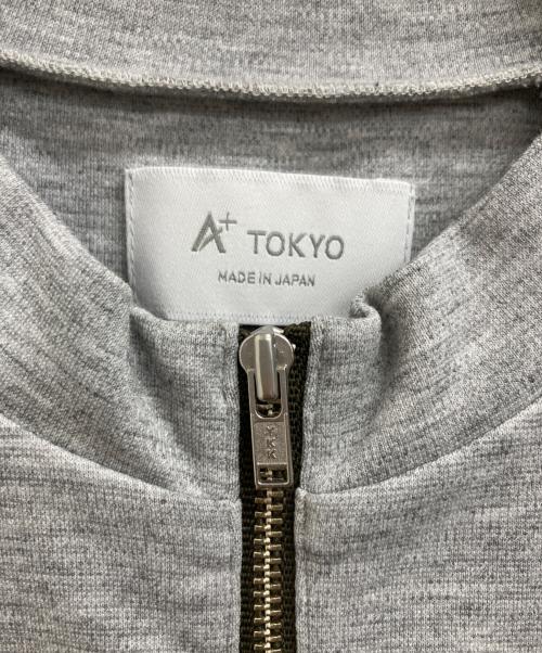 A + TOKYO（エープラス トウキョウ）A + TOKYO (エープラス トウキョウ) コンビネーションドロストワンピース グレー×オリーブ サイズ:1の古着・服飾アイテム