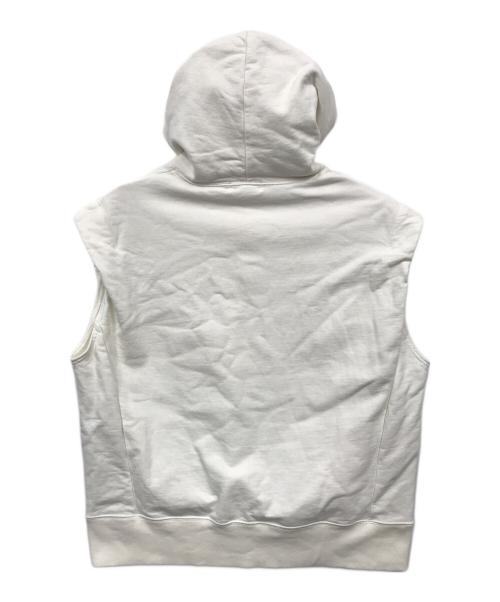 machatt（マチャット）machatt (マチャット) ノースリーブパーカー ホワイト サイズ:　の古着・服飾アイテム