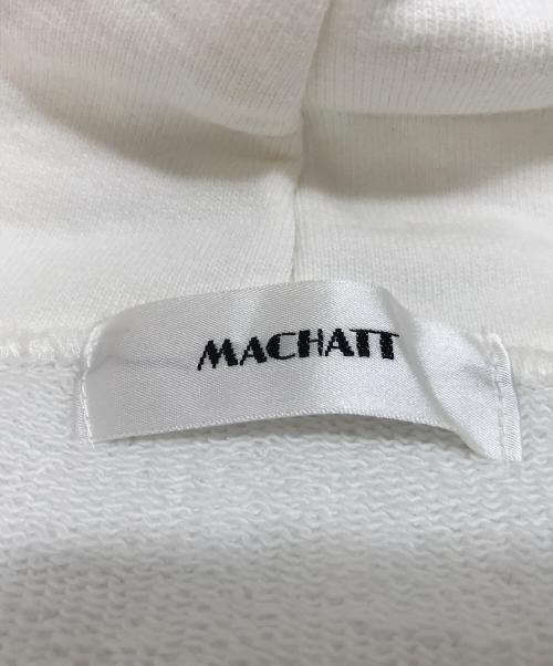 machatt（マチャット）machatt (マチャット) ノースリーブパーカー ホワイト サイズ:　の古着・服飾アイテム