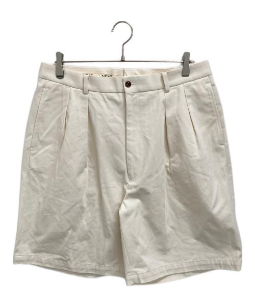 NEAT（ニート）NEAT (ニート) 2タックチノショーツ アイボリー サイズ:50の古着・服飾アイテム