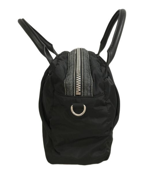 DIESEL（ディーゼル）DIESEL (ディーゼル) ナイロンハンドバッグ ブラックの古着・服飾アイテム