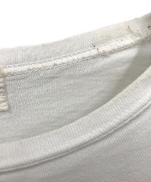 SASSAFRAS（ササフラス）SASSAFRAS (ササフラス) タイダイボーダーカットソー グリーン×ホワイト サイズ:XLの古着・服飾アイテム