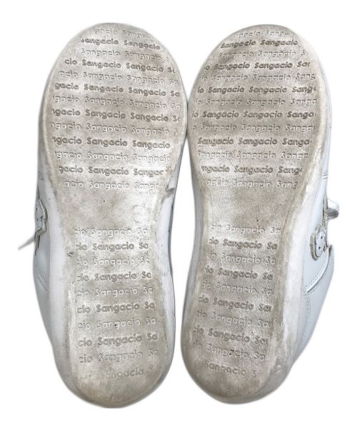 Sangacio（サンガッチョ）Sangacio (サンガッチョ) ローカットスニーカー ホワイト サイズ:25.5cmの古着・服飾アイテム