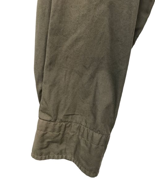 MHL（エムエイチエル）MHL (エムエイチエル) ノーカラーシャツ オリーブ サイズ:Lの古着・服飾アイテム