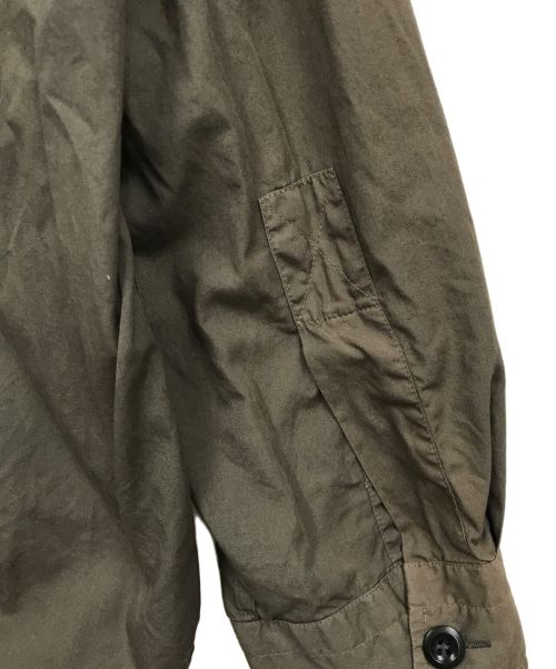 MHL（エムエイチエル）MHL (エムエイチエル) ノーカラーシャツ オリーブ サイズ:Lの古着・服飾アイテム