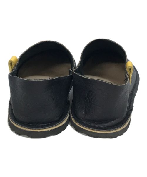 shulip（シュリップ）shulip (シュリップ) レザースリッポン ブラック サイズ:表記なしの古着・服飾アイテム