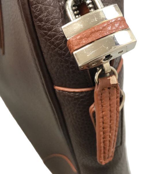 TAKEO KIKUCHI（タケオキクチ）TAKEO KIKUCHI (タケオキクチ) 2WAYブリーフバック ブラウンの古着・服飾アイテム