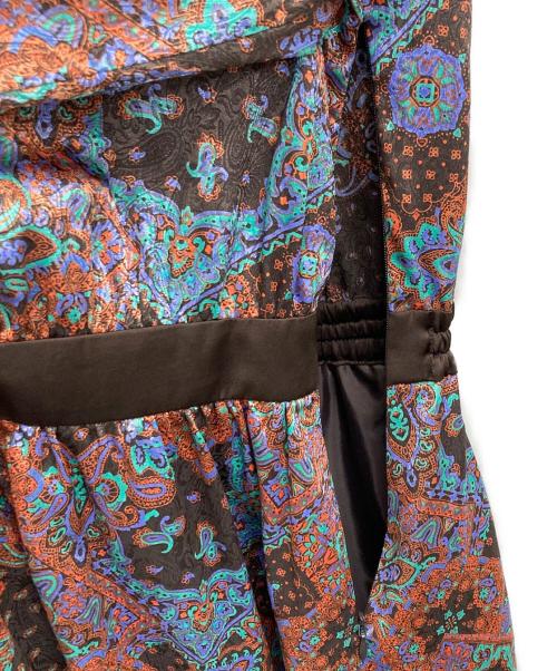 LOVELESS（ラブレス）LOVELESS (ラブレス) 総柄クレリックブラウスワンピース オレンジ サイズ:34の古着・服飾アイテム