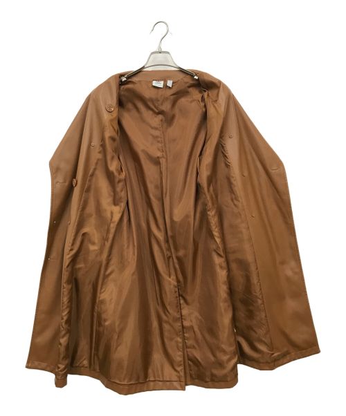 adidas（アディダス）adidas (アディダス) エコレザートレンチコート ブラウン サイズ:XSの古着・服飾アイテム