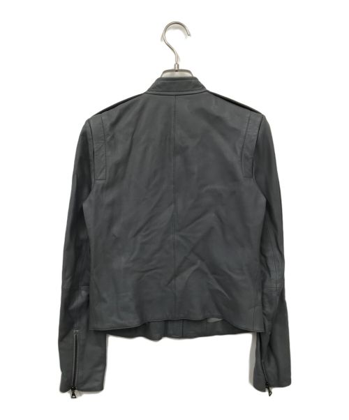 theory（セオリー）theory (セオリー) レザージャケット グレー サイズ:Sの古着・服飾アイテム
