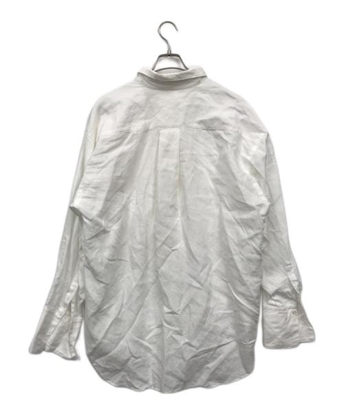 POSTELEGANT（ポステレガント）POSTELEGANT (ポステレガント) Linen Classic Shirt ホワイト サイズ:Lの古着・服飾アイテム