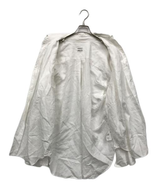 POSTELEGANT（ポステレガント）POSTELEGANT (ポステレガント) Linen Classic Shirt ホワイト サイズ:Lの古着・服飾アイテム