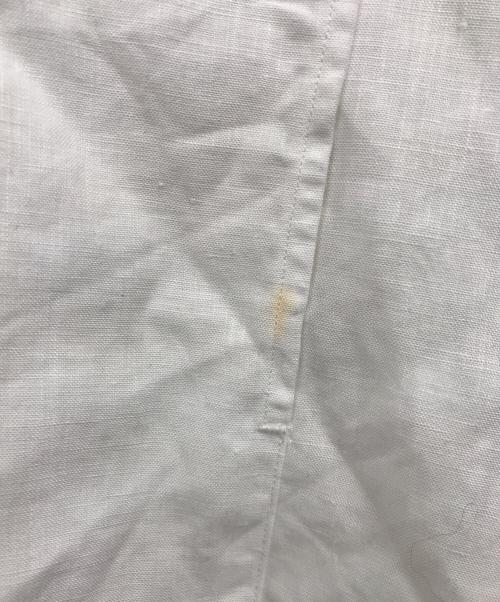 POSTELEGANT（ポステレガント）POSTELEGANT (ポステレガント) Linen Classic Shirt ホワイト サイズ:Lの古着・服飾アイテム