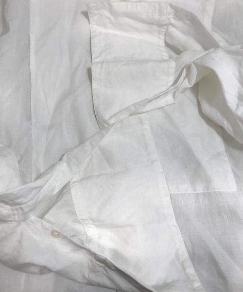 POSTELEGANT（ポステレガント）POSTELEGANT (ポステレガント) Linen Classic Shirt ホワイト サイズ:Lの古着・服飾アイテム