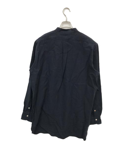 MAATEE&SONS（マーティーアンドサンズ）MAATEE&SONS (マーティーアンドサンズ) 極上LINEN厚 PULL OVER SHIRTS ネイビー サイズ:3の古着・服飾アイテム