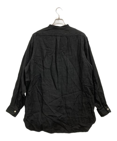 MAATEE&SONS（マーティーアンドサンズ）MAATEE&SONS (マーティーアンドサンズ) 極上LINEN 薄LINEN PULLOVER SHIRTS ブラック サイズ:3の古着・服飾アイテム