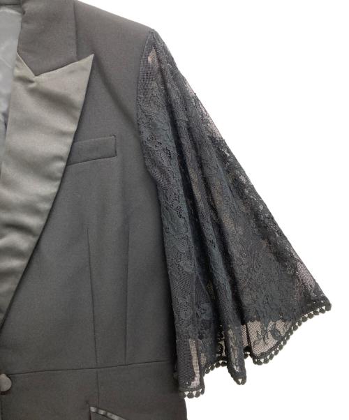 ALEXANDER McQUEEN（アレキサンダーマックイーン）ALEXANDER McQUEEN (アレキサンダーマックイーン) テーラードジャケット ブラック サイズ:40の古着・服飾アイテム