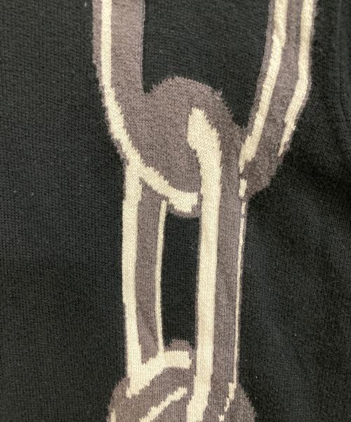 HUF（ハフ）HUF (ハフ) ニットシャツ ブラック サイズ:XLの古着・服飾アイテム