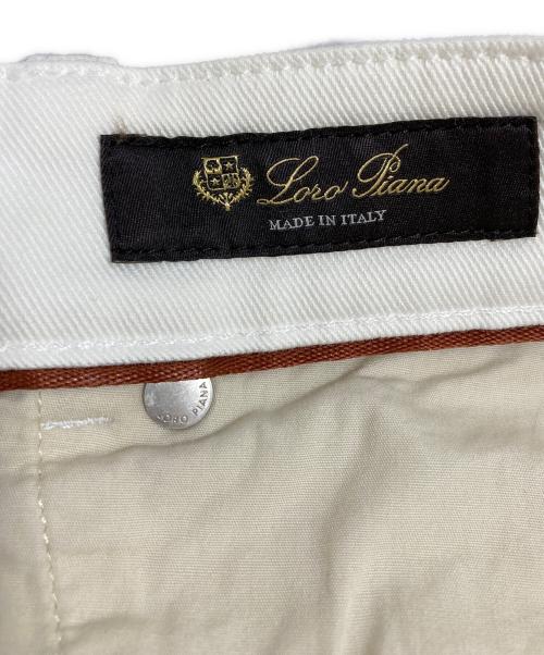 LORO PIANA（ロロピアーナ）LORO PIANA (ロロピアーナ) カットオフデニムパンツ ホワイト サイズ:42の古着・服飾アイテム