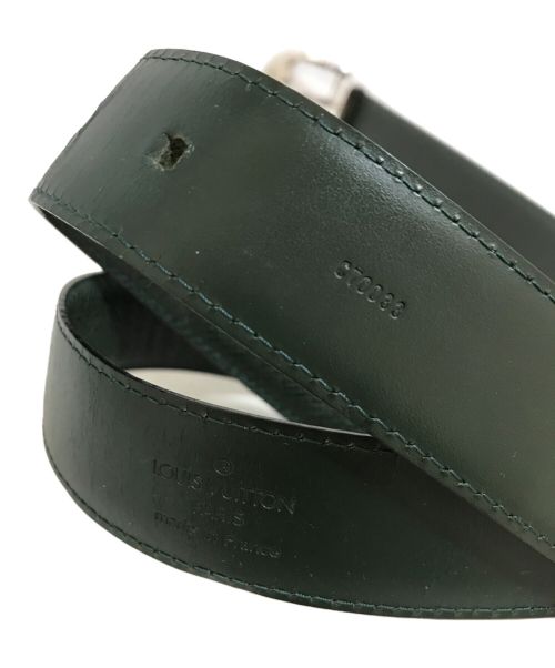 LOUIS VUITTON（ルイ ヴィトン）LOUIS VUITTON (ルイ ヴィトン) サンチュールク・ラシックベルト グリーン サイズ:95/38の古着・服飾アイテム
