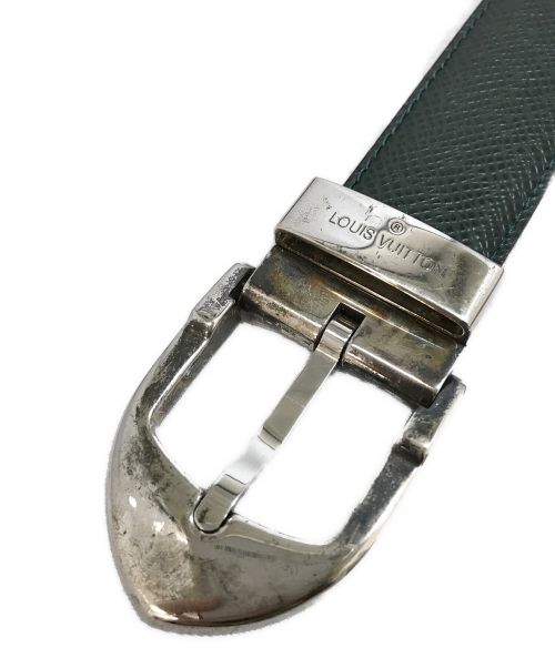 LOUIS VUITTON（ルイ ヴィトン）LOUIS VUITTON (ルイ ヴィトン) サンチュールク・ラシックベルト グリーン サイズ:95/38の古着・服飾アイテム